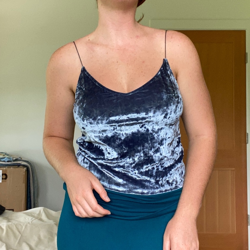 Velvet tank top